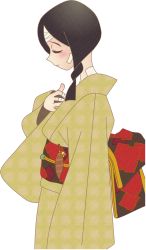 Rule 34 | 00s, 1girl, bandages, highres, japanese clothes, kimono, kobushi abiru, sayonara zetsubou sensei, solo, transparent background, vector trace