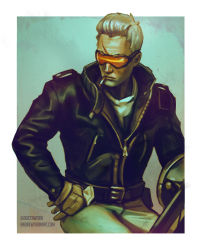 Rule 34 | 1boy, andrew tran, artist name, belt, cigarette, gloves, gun, highres, jacket, long sleeves, male focus, mask, mouth hold, mouth mask, overwatch, overwatch 1, pants, scar, shirt, short hair, sitting, soldier: 76 (overwatch), solo, visor, watermark, weapon, web address, white hair, white shirt