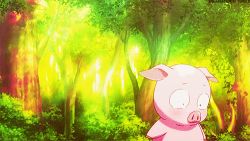 Rule 34 | 10s, accel world, animated, animated gif, arita haruyuki, forest, lowres, nature, no humans, outdoors, pig, tree