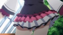 Rule 34 | 10s, animated, animated gif, ass, dairenji suzuka, from behind, hallway, library, miniskirt, skirt, tokyo ravens, walking