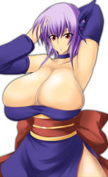 Rule 34 | ayane (doa), breasts, cleavage, dead or alive, huge breasts, japanese clothes, tecmo, umino mokuzu (a4 size)