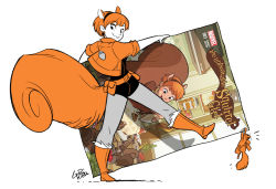 Rule 34 | doreen green, gurihiru, marvel, orange hair, squirrel, squirrel girl (marvel)