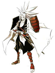 Rule 34 | amidamaru, highres, katana, samurai, shaman king, shoulder pads, sword, tagme, weapon, white hair