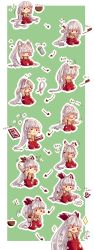 Rule 34 | 1girl, absurdres, adjusting hair, bad id, bad pixiv id, blush stickers, bow, brushing hair, chibi, comb, comic, commentary request, dressing, fire, fujiwara no mokou, hair bow, highres, long hair, mokoiscat, pants, silver hair, sketch, suspenders, touhou, translation request, tying hair, very long hair