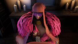 Rule 34 | 3d, absurdres, animated, clothed female nude male, highres, interior, manon legrand, nude, paizuri, pink hair, street fighter, street fighter 6, tagme, uncensored, video, virt-a-mate