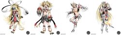 Rule 34 | absurdres, armor, blonde hair, claws, digimon, digimon (creature), highres, incredibly absurdres, long hair, original, simple background, white background