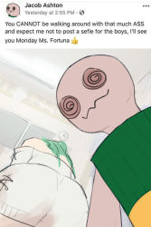 Rule 34 | 1girl, @ @, ass, bent over, clock, drawfag, english text, facebook, green hair, grey sweater, highres, indie virtual youtuber, koopa fortuna, medium hair, meme, sketch, sweater, troopa (koopa fortuna), virtual youtuber, wavy mouth, you cannot be walking around with that much ass