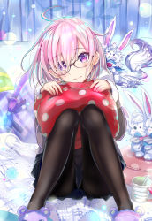 Rule 34 | 1girl, fate/grand order, fate (series), fou (fate), glasses, keepout, mash kyrielight, tagme