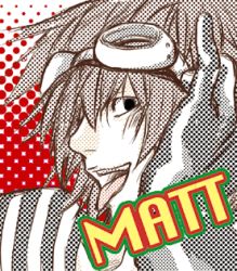 Rule 34 | 00s, death note, glasses, gloves, goggles, lowres, matt (death note), oekaki, open mouth, tongue
