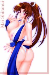 Rule 34 | ass, breasts, fatal fury, japanese clothes, shiranui mai, snk, the king of fighters
