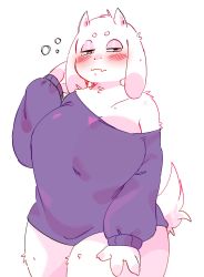 Rule 34 | 1girl, breasts, furry, highres, large breasts, plump, solo, tagme, toriel, undertale