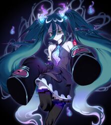 Rule 34 | 1girl, creatures (company), dupu, game freak, ghost, ghost miku (project voltage), hatsune miku, highres, nintendo, pokemon, project voltage, solo, twintails, vocaloid, yellow eyes
