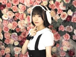 Rule 34 | 1girl, cosplay, flower, gochuumon wa usagi desu ka?, kirima syaro, kirima syaro (cosplay), photo (medium), shirosaki momoka