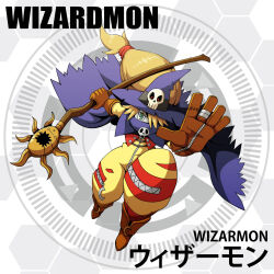 Rule 34 | digimon, digimon (creature), gloves, hat, skull, wizard, wizard hat, wizarmon