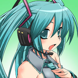 Rule 34 | 1girl, aqua hair, hatsune miku, hermmy, lowres, solo, twintails, vocaloid