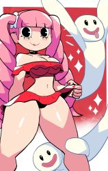 Rule 34 | 1girl, absurdres, bikini, breasts, devil fruit, feet, highres, horo horo no mi, long hair, one piece, perona, solo, swimsuit, twintails, very long hair