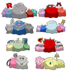 Rule 34 | aliana (pokemon), anchor necklace, archer (pokemon), archie (pokemon), ariana (pokemon), bandana, black eyes, blue bandana, bryony (pokemon), celosia (pokemon), chain, chain necklace, charon (pokemon), closed eyes, closed mouth, colress (pokemon), commentary, courtney (pokemon), creatures (company), cyrus (pokemon), ditto, faba (pokemon), game freak, gem, gen 1 pokemon, ghetsis (pokemon), giovanni (pokemon), glasses, goggles, green gemstone, guzma (pokemon), jewelry, jupiter (pokemon), logo, lusamine (pokemon), lysandre (pokemon), mable (pokemon), mars (pokemon), matt (pokemon), maxie (pokemon), n (pokemon), necklace, nintendo, no humans, noyeshr, petrel (pokemon), plumeria (pokemon), pokemon, pokemon (creature), proton (pokemon), saturn (pokemon), shelly (pokemon), simple background, smile, sunglasses, tabitha (pokemon), team aqua, team flare, team galactic, team magma, team plasma, team rocket, team skull, visor, white background, wicke (pokemon), xerosic (pokemon), yellow-framed eyewear
