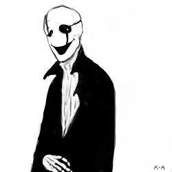 Rule 34 | 1boy, bald, black eyes, bright pupils, broken, greyscale, kevinaustin, looking at viewer, male focus, monochrome, no nose, open mouth, simple background, skeleton, smile, solo, undertale, w.d. gaster, white pupils