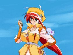 Rule 34 | 00s, 1girl, animated, animated gif, between breasts, bouncing breasts, breasts, cellphone, cleavage, cleavage reach, earrings, female focus, glasses, green eyes, hat, huge breasts, jewelry, lipstick, long hair, magical teacher komachi, makeup, necklace, nurse witch komugi-chan, phone, red hair, sky, solo, star (symbol), star earrings, star necklace, teacher