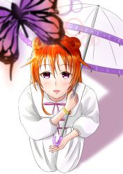 Rule 34 | 1girl, absurdres, artist name, artist request, blue ribbon, blush, bow, breasts, brown hair, bug, butterfly, butterfly (love live!), collared dress, double bun, dress, dress bow, female focus, hair between eyes, hair bun, hair rings, highres, holding, holding umbrella, insect, konoe kanata, long hair, long sleeves, looking at viewer, looking up, love live!, love live! nijigasaki high school idol club, love live! school idol festival, miniskirt, nail, nail polish, neck ribbon, parted lips, pink nails, plaid, plaid dress, plaid skirt, pleated, pleated dress, pleated skirt, puffy long sleeves, puffy sleeves, purple butterfly, purple eyes, ribbon, skirt, small breasts, smile, solo, two side up, umbrella, white background, white dress, white skirt, white umbrella