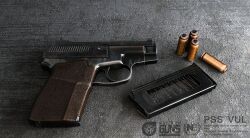 Rule 34 | 3d, alexander yartsev, ammunition, artist name, cartridge, commentary, copyright name, crack, english commentary, english text, grey background, gun, handgun, limited palette, logo, magazine (weapon), no humans, pss silent pistol, spring (object), still life, weapon, weapon focus, weapon name, world of guns: gun disassembly