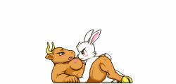 Rule 34 | animated, be kon box, cow, furry, naughty rabbit, sex