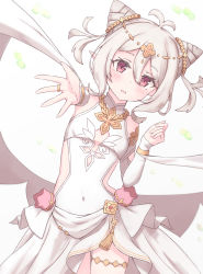 Rule 34 | 1girl,  sateto, elf, highres, kokkoro (princess connect!), pointy ears, princess connect!, red eyes, tagme, white hair