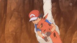 Rule 34 | animated, animated gif, ash ketchum, creatures (company), game freak, gen 6 pokemon, lowres, lava, nintendo, pokemon, pokemon (anime), pokemon (creature), talonflame