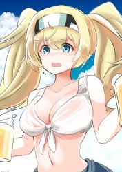 Rule 34 | 10eki (tenchou), gambier bay (kancolle), hair between eyes, highres, kantai collection, one-hour drawing challenge, solo, tagme