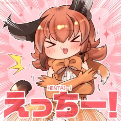 Rule 34 | 1girl, animal ears, caracal (kemono friends), cat ears, cat girl, cat tail, coroha, extra ears, kemono friends, kemono friends v project, long hair, orange hair, simple background, solo, tail, virtual youtuber