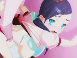 Rule 34 | animated, animated gif, blue eyes, bouncing breasts, bra, breasts, clothes lift, futa with female, futanari, himesaki orie, lowres, penis, ponytail, sex, sex from behind, shirt lift, tinkle bell, tsukiakari no raspberry, underwear