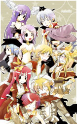 Rule 34 | 4boys, 6+girls, animal, animal on head, ark kan, armor, assassin cross (ragnarok online), bikini, black cat, black coat, black eyes, black headwear, black shirt, blonde hair, blue hair, blush, bow, breasts, brown cape, brown dress, brown eyes, cape, cat, cat on head, champion (ragnarok online), choker, closed eyes, closed mouth, clothing cutout, coat, commentary request, creator (ragnarok online), cross, cross necklace, crossed arms, detached sleeves, dress, fur-trimmed cape, fur-trimmed sleeves, fur trim, glasses, gloves, grin, gypsy (ragnarok online), hair between eyes, hat, head wings, high priest (ragnarok online), high wizard (ragnarok online), hood, hooded coat, jewelry, juliet sleeves, layered clothes, living clothes, long hair, long sleeves, looking at another, medium breasts, medium hair, multicolored coat, multicolored wings, multiple boys, multiple girls, navel, necklace, on head, open clothes, open coat, open mouth, open shirt, orange wings, pauldrons, pink hair, pointy ears, puffy sleeves, purple hair, purple sleeves, ragnarok online, red-framed eyewear, red cape, red coat, red dress, red scarf, sash, scarf, shirt, short dress, short hair, shoulder armor, sleeveless, sleeveless coat, small breasts, smile, stalker (ragnarok online), stomach cutout, strapless, strapless bikini, swimsuit, teeth, torn clothes, torn scarf, two-tone coat, two-tone dress, upper body, white coat, white dress, white gloves, white hair, white sash, wings, yellow bikini, yellow bow