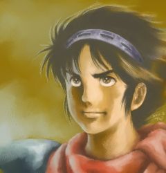 Rule 34 | 2011, arion, arion (character), ayk-rs401i, black hair, brown eyes, lowres, male focus, solo