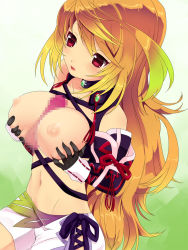 Rule 34 | blonde hair, blush, breasts, censored, highres, large breasts, milla maxwell, minimum zone, paizuri, penis, red eyes, tales of (series), tales of xillia