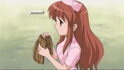 Rule 34 | 00s, 2girls, 6+boys, animated, animated gif, asahina mikuru, ball, baseball, baseball bat, baseball cap, baseball glove, baseball uniform, buttons, chain-link fence, day, diving, dress, dust, closed eyes, fence, hat, holding, kneeling, long hair, lowres, lying, multiple boys, multiple girls, nurse, nurse cap, object on head, on stomach, outdoors, pink dress, scared, seiza, shoes, short dress, short sleeves, sidelocks, sitting, sky, solo focus, sportswear, standing, suzumiya haruhi no yuuutsu, taut clothes, tree, wide-eyed, wince