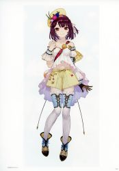 Rule 34 | absurdres, atelier (series), atelier sophie, highres, noco (adamas), official art, scan, solo, thighhighs