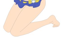 Rule 34 | 1girl, absurdres, artist request, baka to test to shoukanjuu, female focus, highres, himeji mizuki, hip focus, legs, solo, thighs, third-party edit, transparent background, vector trace