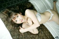 Rule 34 | bed, bikini, nakagawa shoko, photo (medium), side-tie bikini bottom, swimsuit, tagme