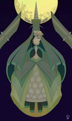Rule 34 | 1girl, 2016, absurdly long hair, aged down, aqua hair, bad id, bad pixiv id, bamboo, bandage on face, bandaged arm, bandages, black pantyhose, blonde hair, blunt bangs, celesteela, child, closed eyes, closed mouth, creatures (company), dated, dress, floating, full moon, game freak, gen 7 pokemon, green eyes, hair ornament, hair over one eye, hair stick, half-closed eyes, highres, hikimayu, horns, lace, lace-trimmed dress, lace trim, long hair, lusamine (pokemon), mikan mg, moon, night, night sky, nintendo, outdoors, pantyhose, pokemon, pokemon (creature), pokemon sm, short hair, single horn, sky, smile, star (sky), starry sky, ultra beast, very long hair