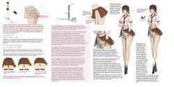 Rule 34 | 1girl, arms behind back, arrow (symbol), bare legs, bdsm, black thighhighs, body writing, bondage, bound, bow, bow panties, breasts, breasts out, brown hair, camera, clothes lift, disembodied penis, english text, engrish text, equation, erection, from below, hard-translated, highres, lamb (artist), large breasts, lifted by self, looking at viewer, math, measuring, microskirt, midriff, miniskirt, multiple views, no bra, one eye closed, panties, partially translated, penis, pleated skirt, ranguage, ruler, school uniform, serafuku, short hair, short ponytail, simple background, skirt, skirt lift, stairs, standing, text focus, thighhighs, third-party edit, translation request, trigonometry, typo, underwear, white background, zettai ryouiki