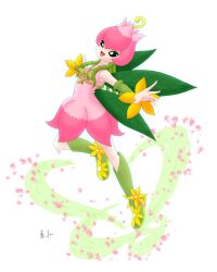 Rule 34 | digimon, digimon (creature), fairy, flower, highres, lilimon, monster girl, petals, plant girl