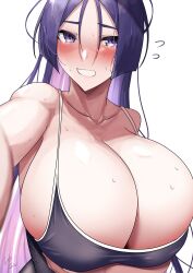 Rule 34 | 1girl, absurdres, breasts, fate/grand order, fate (series), highres, huge breasts, lee-taro, long hair, minamoto no raikou (fate), solo