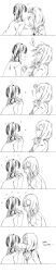 Rule 34 | !, 10s, 2girls, absurdres, bad id, bad pixiv id, blush, bow, comic, electric flower, closed eyes, from side, greyscale, hair bow, heart, highres, kiss, long image, love live!, love live! school idol project, monochrome, multiple girls, nishikino maki, pout, profile, school uniform, smile, surprised, tall image, twintails, upper body, wavy mouth, yazawa nico, yuri