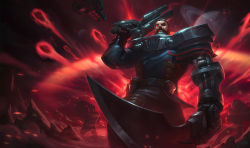 Rule 34 | 1boy, armor, battlefield, battleship, beard, blade, dreadnova gangplank, explosion, facial hair, feet out of frame, formal, gangplank (league of legends), gloves, gun, kaleshire, league of legends, leather, leather belt, looking at viewer, male focus, mature male, mechanical arms, meteor, meteor shower, military, military vehicle, outdoors, over shoulder, pants, plant, scar, scar on face, ship, shoulder armor, space, suit, warship, watercraft, weapon, weapon over shoulder