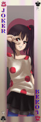 Rule 34 | 1girl, athyra, card, highres, joker (playing card), k-on!, nakano azusa, official alternate costume, playing card
