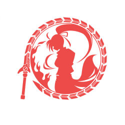 Rule 34 | 00s, 1girl, female focus, laevatein (nanoha), lyrical nanoha, mahou shoujo lyrical nanoha, mahou shoujo lyrical nanoha a&#039;s, mahou shoujo lyrical nanoha strikers, monochrome, mumulatte, profile, red theme, signum, silhouette, simple background, solo, sword, weapon, whip sword, white background