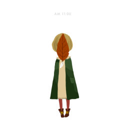 Rule 34 | 1girl, blonde hair, brown footwear, covered face, dress, full body, green dress, leaf, nona drops, original, pantyhose, red pantyhose, shoes, short hair, simple background, solo, time, white background