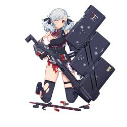 Rule 34 | 12-gauge, 12-gauge (2 3/4 inch shell), 1girl, ammunition, ballistic shield, black shirt, black thighhighs, blue hair, blush, bow, bowtie, bra, breasts, dual-mode shotgun, earplugs, franchi, full body, girls&#039; frontline, gloves, gun, holding, kneeling, lace, lace-trimmed bra, lace trim, looking at viewer, low twintails, official art, one eye closed, panties, personification, pump-action shotgun, pump action, red eyes, red skirt, semi-automatic shotgun, shell casing, shield, shield module, shirt, shotgun, shotgun shell, skindentation, skirt, sleeveless, smile, solo, spas-12, spas-12 (girls&#039; frontline), standing, standing on one leg, terras, thighhighs, torn clothes, torn thighhighs, transparent background, trigger discipline, twintails, underwear, weapon, white bra, white panties, zettai ryouiki