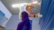 Rule 34 | 1futa, 3d, animal ears, animated, artificial vagina, artist name, boku no hero academia, bouncing breasts, breasts, dark skin, from below, futanari, futanari masturbation, gloves, large breasts, large penis, long hair, masturbation, mirko, moaning, nipples, penis, photo (object), pixel-perry, rabbit ears, rabbit tail, red eyes, sex toy, smile, solo, sound, tail, testicles, thighhighs, thighs, uncensored, video, white gloves, white hair