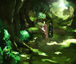 Rule 34 | cape, fantasy, forest, hat, nature, original, shade, tanu, tree shade, witch hat